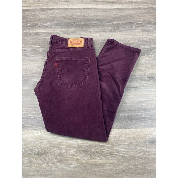 Levi's Other - Levi's 511 Men's Slim Purple Corduroy Jeans Pants 32X30